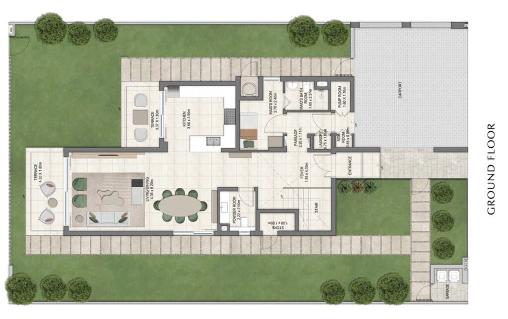 3-4 Bedroom Townhousees